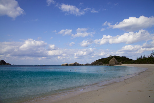 冲绳的海