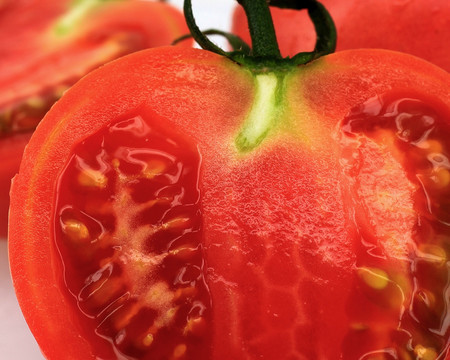西红柿瓤特写 欲望番茄高清图