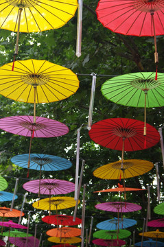 彩色伞