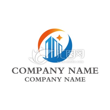 地产物业建筑公司logo设计