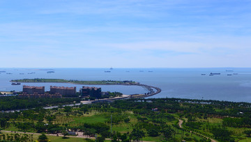 海滨城市风光