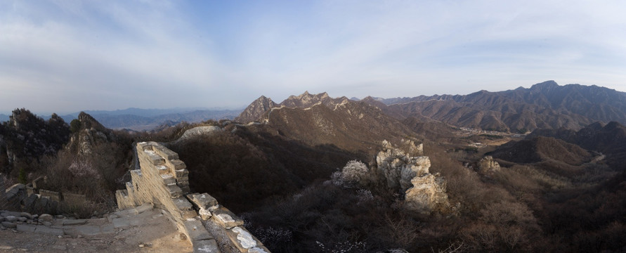 箭扣长城全景图 接片 高像素