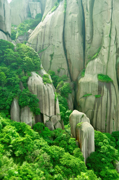 山林石头风景