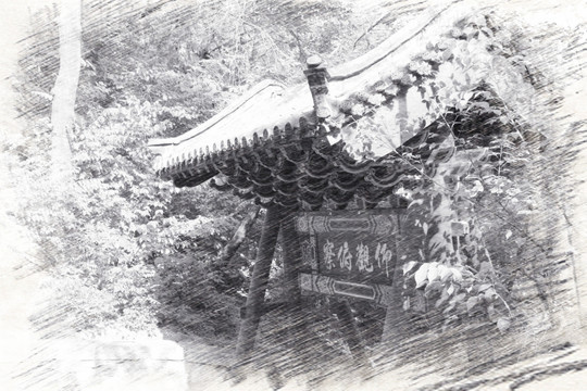千佛山素描之兴国禅寺