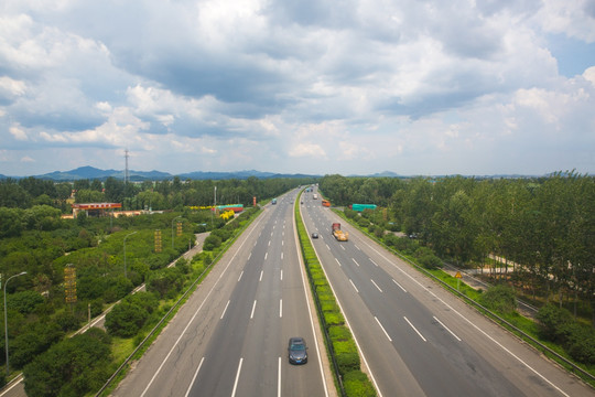 高速公路俯瞰图