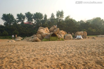 沙滩营地