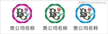 BG英文字母标志
