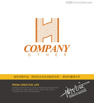 H字母LOGO