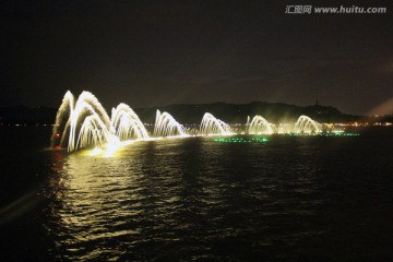 杭州 西湖 音乐喷泉
