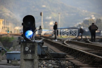 叙永火车站铁路信号灯