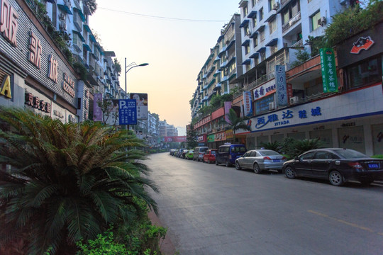 川南边城泸州叙永永宁路街景