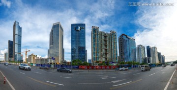 深圳 车公庙 现代建筑群