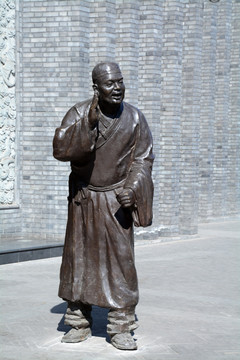 天津商业街雕塑