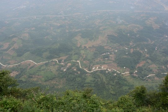 鸡峰山俯瞰