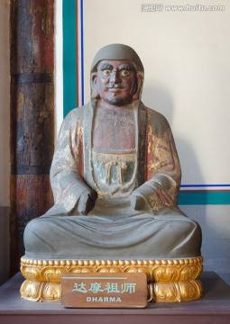 北京智化寺智化殿达摩祖师像