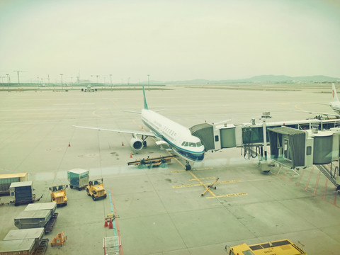 首尔仁川机场停机坪