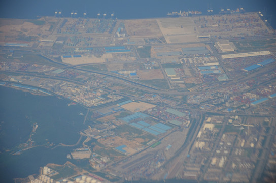 渤海湾俯瞰