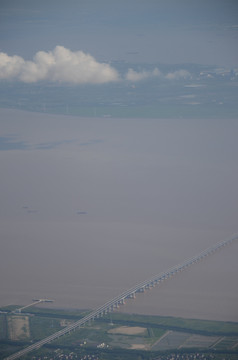 东海湾跨海大桥俯瞰
