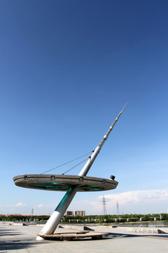 石油广场 蓝天