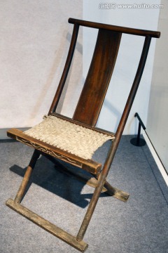 清代榉木交椅