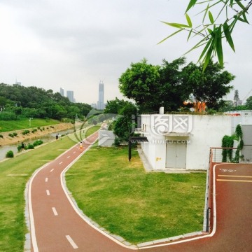 深圳笔架山公园自行车道