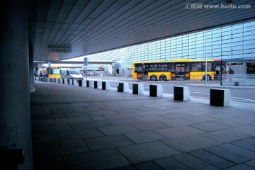 丹麦哥本哈根机场街景