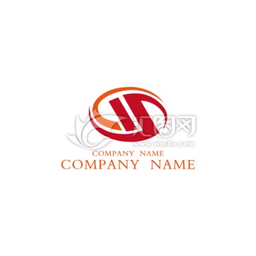 金融理财字母H变形logo设计