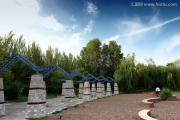 东北石油大学 人工湖