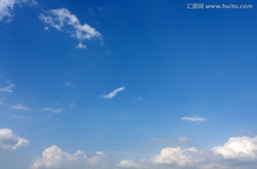 蓝天白云 天空云彩 白云