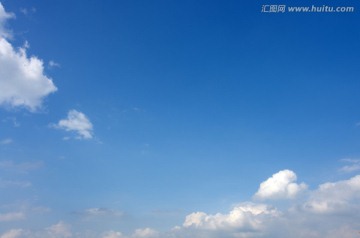蓝天白云 天空云彩
