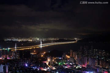 深圳湾大桥夜景