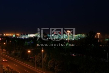 重庆机场夜景