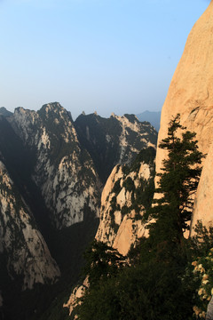 西岳华山 高山丘壑