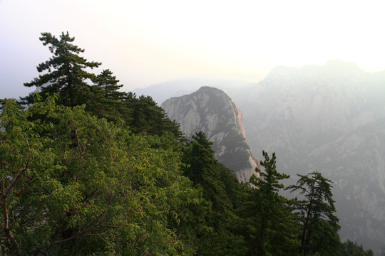 西岳华山 高山丘壑