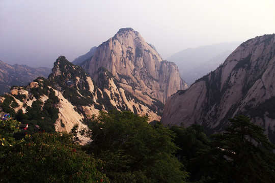 西岳华山 高山丘壑