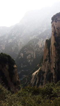 西岳华山 悬崖峭壁