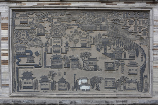 老成都寺院地图