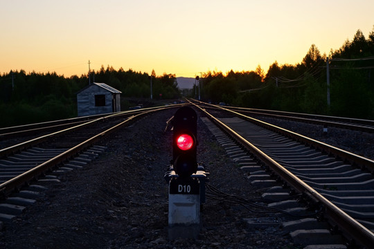 铁道 信号灯素材