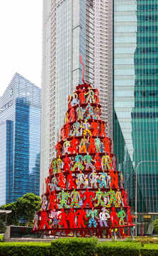 圣诞树 城市装饰 圣诞节装饰