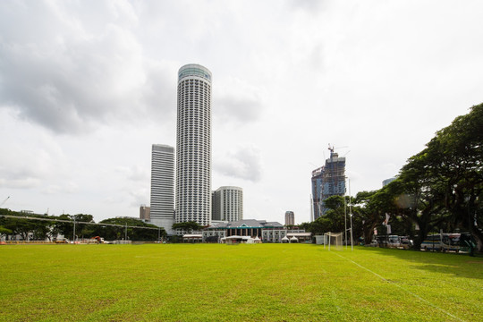 新加坡城市建筑 圆形建筑