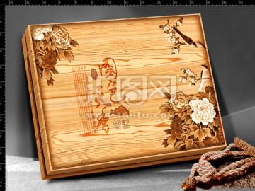 木质月饼盒