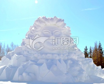 雪雕山神