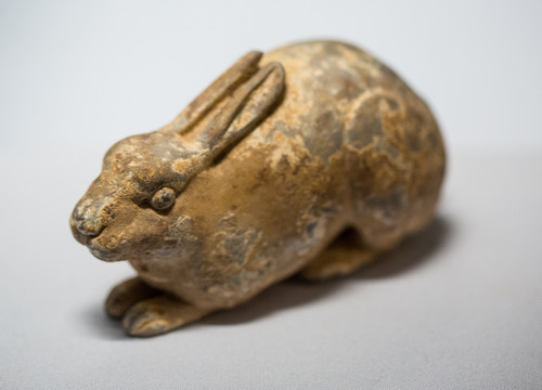 石兔 兔子石雕 兔年文物