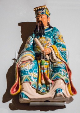 中国神仙图瓷塑 中国古代神仙