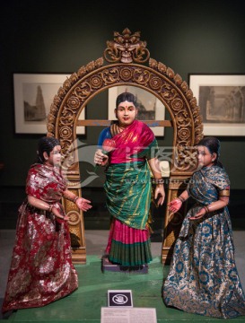 印度贵族女性雕塑