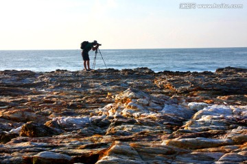 海边摄影人物