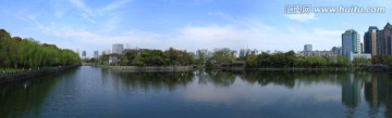 宁波月湖全景