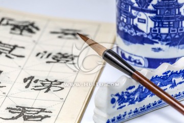 书法、毛笔 中国元素