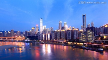 重庆渝中半岛夜景高清图