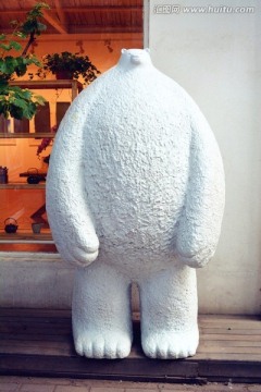 大白熊雕塑